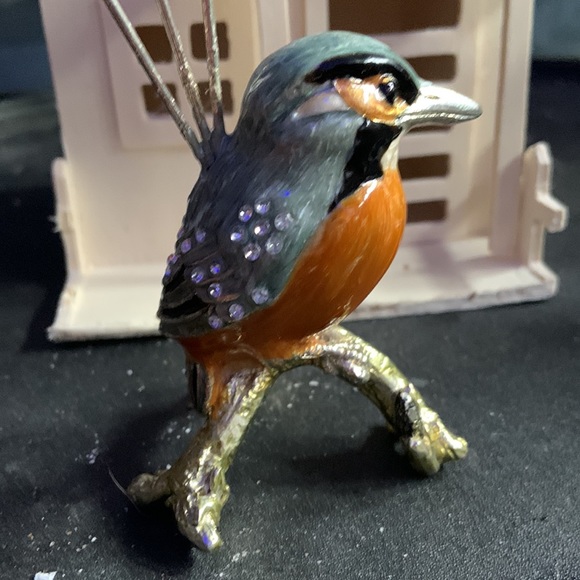 Bird ornament picture holder/paperweight - Picture 2 of 4